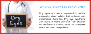 dry eyes in children kids eye doctor near me new jersey