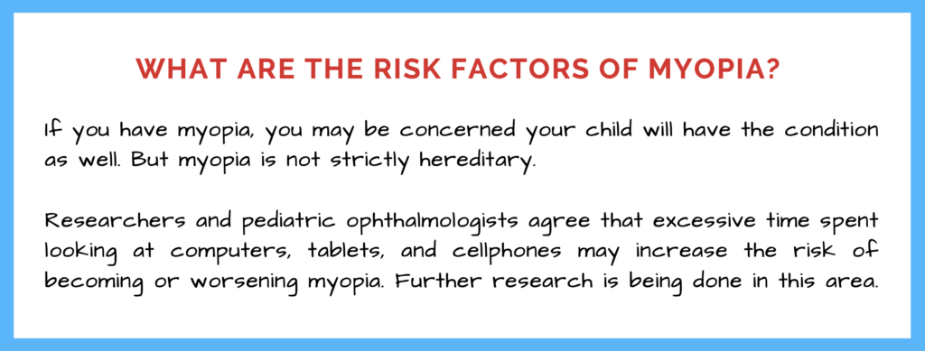 Myopia pediatric eye doctor