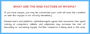 Myopia pediatric eye doctor